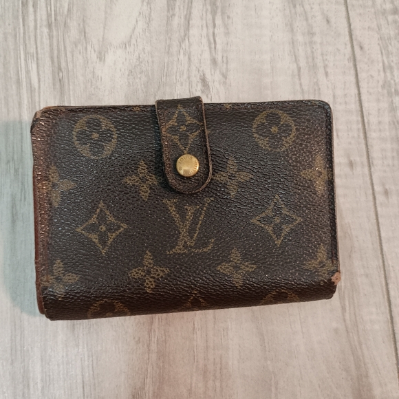 Louis Vuitton Monogram Monnaie Billets Viennois Bifold Kisslock Wallet - Picture 1 of 11